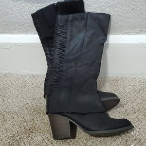 Sexy Knee high black boots